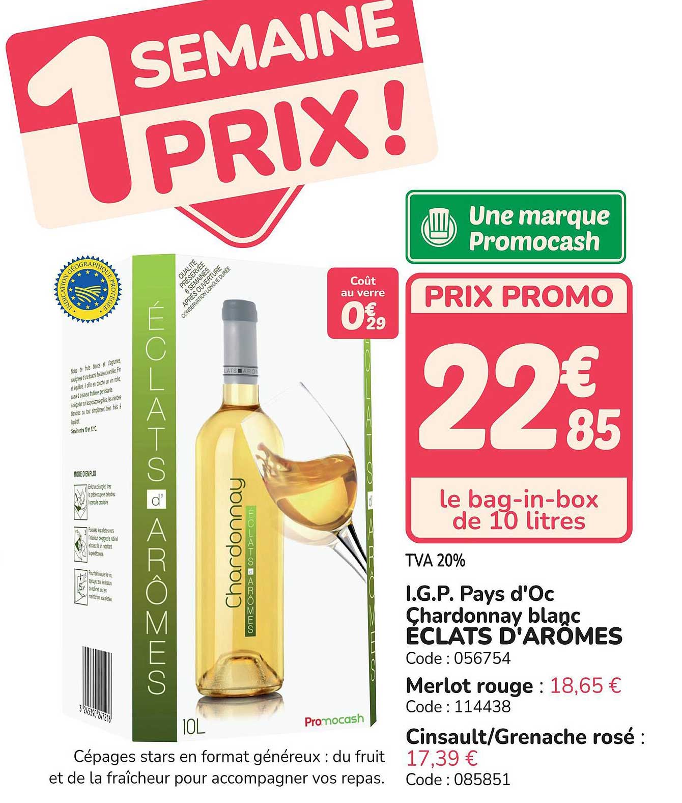 1 SEMAINE 1 PRIX !