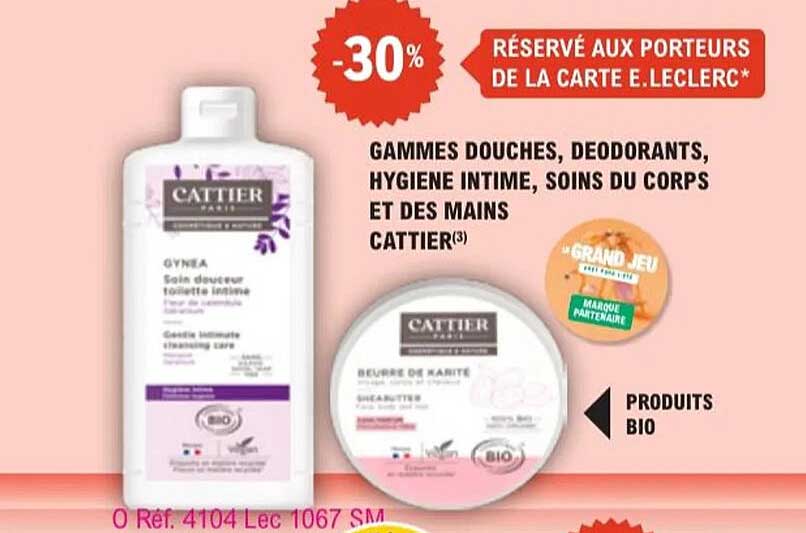 -30% RÉSERVÉ AUX PORTEURS DE LA CARTE E.LECLERC*