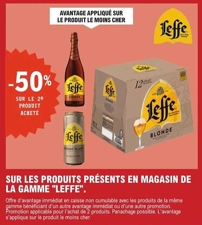 -50% SUR LE 2e PRODUIT ACHETÉ