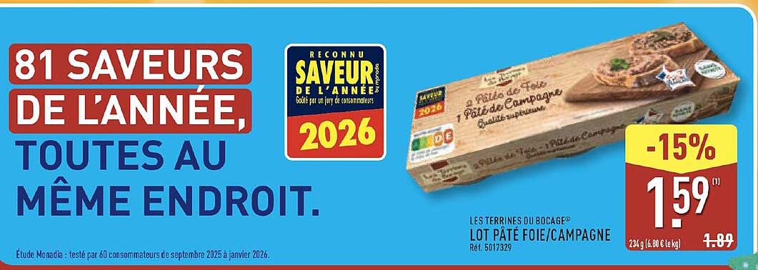 81 SAVEURS DE L'ANNÉE, TOUTES AU MÊME ENDROIT.