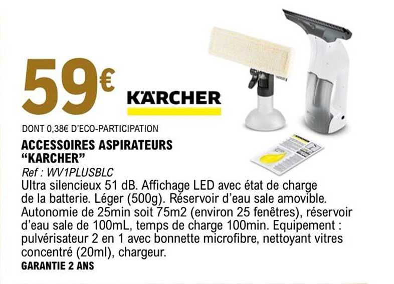 ACCESSOIRES ASPIRATEURS “KARCHER”