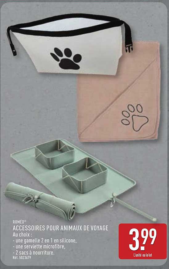 ACCESSOIRES POUR ANIMAUX DE VOYAGE