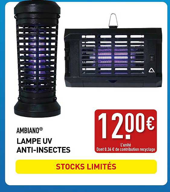 AMBIANO® LAMPE UV ANTI-INSECTES