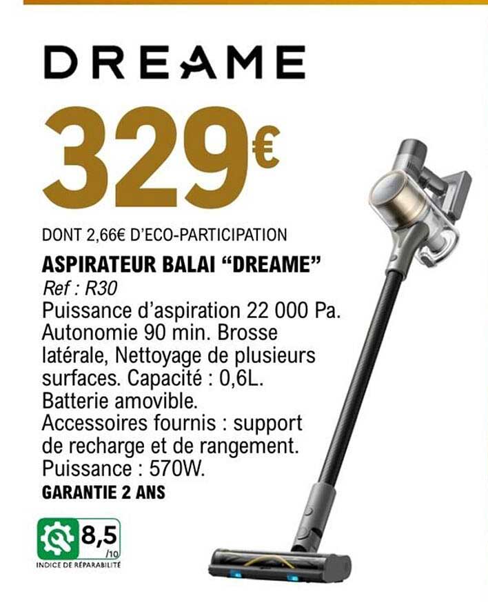 ASPIRATEUR BALAI “DREAME”