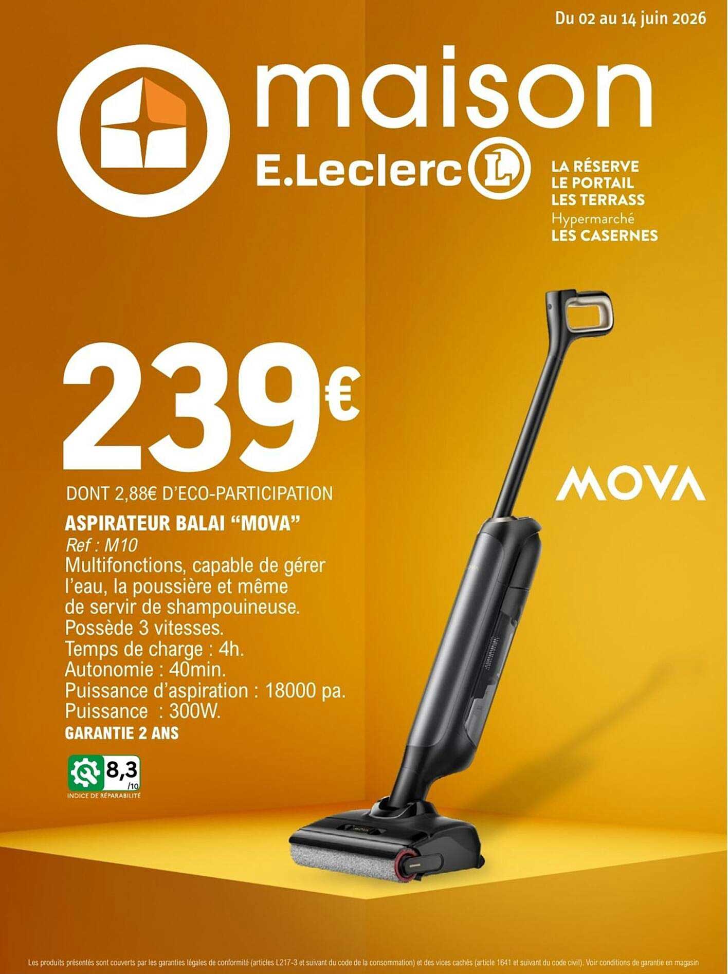 ASPIRATEUR BALAI “MOVA”