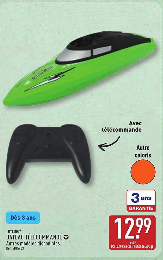 BATEAU TÉLÉCOMMANDÉ