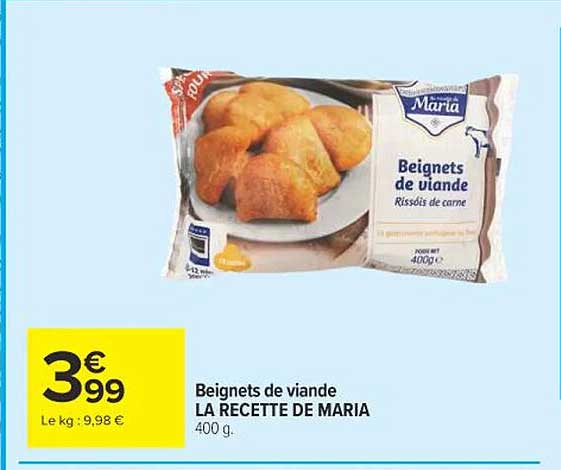 Beignets de viande LA RECETTE DE MARIA 400 g.