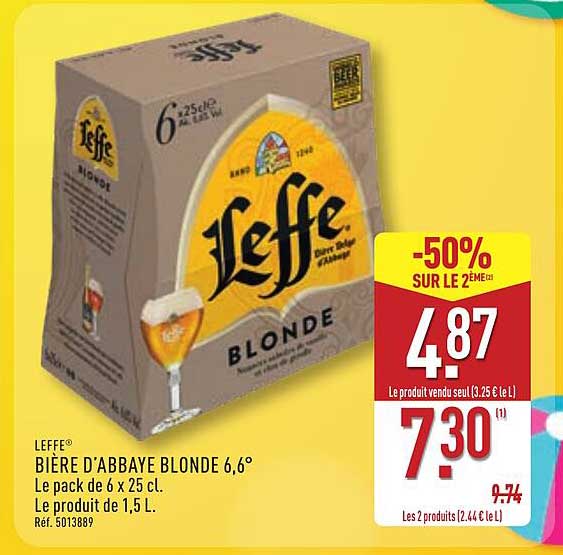 BIÈRE D’ABBAYE BLONDE 6,6°