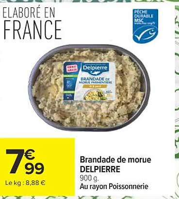 Brandade de morue DELPIERRE
