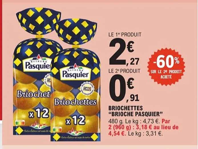 BRIOCHETTES “BRIOCHE PASQUIER”