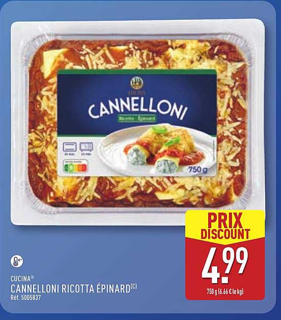 CANNELLONI RICOTTA ÉPINARD(C)