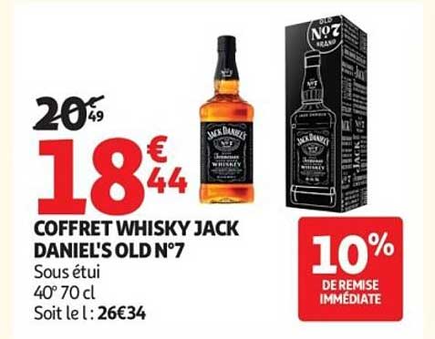 COFFRET WHISKY JACK DANIEL’S OLD N°7
