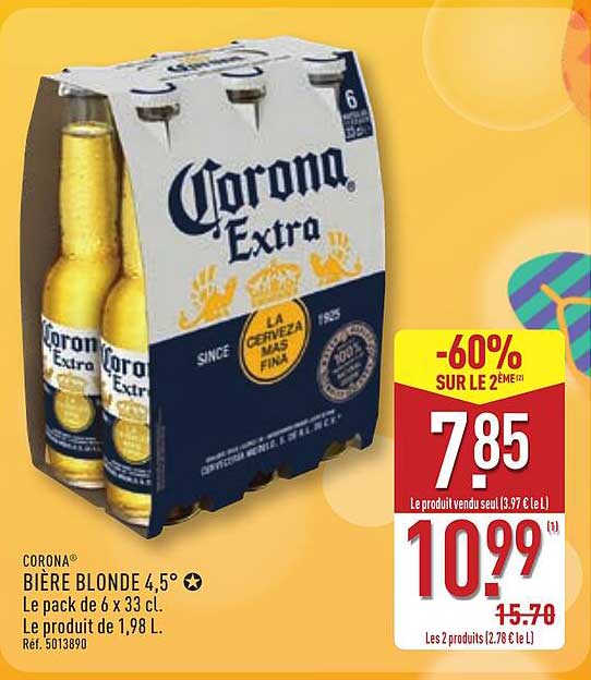 CORONA BIÈRE BLONDE 4,5°