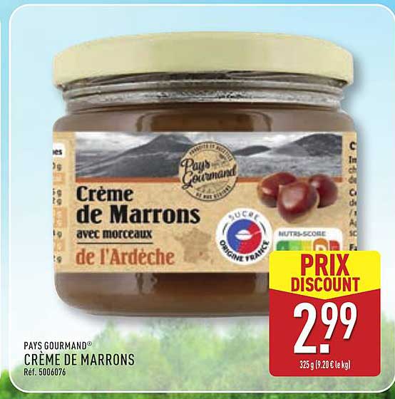 Crème de marrons