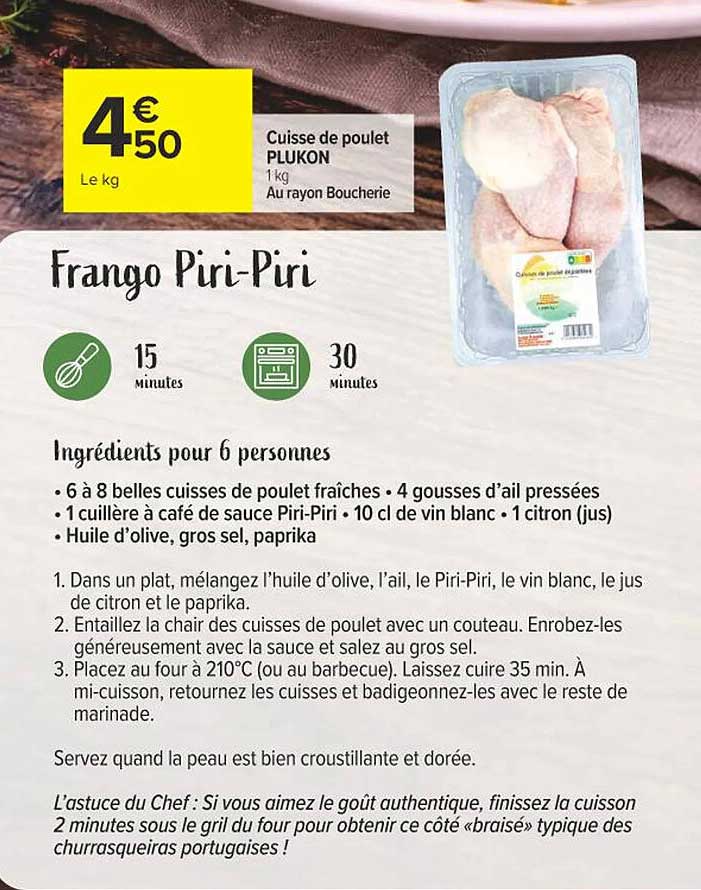 Cuisse de poulet PLUKON