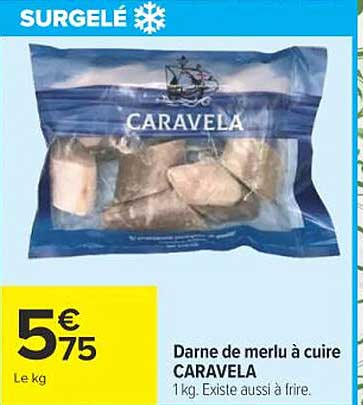 Darne de merlu à cuire CARAVELA