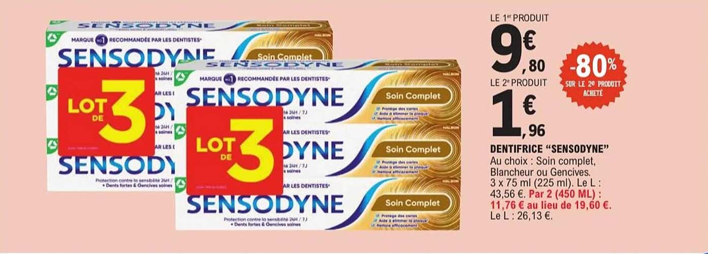 DENTIFRICE "SENSODYNE"