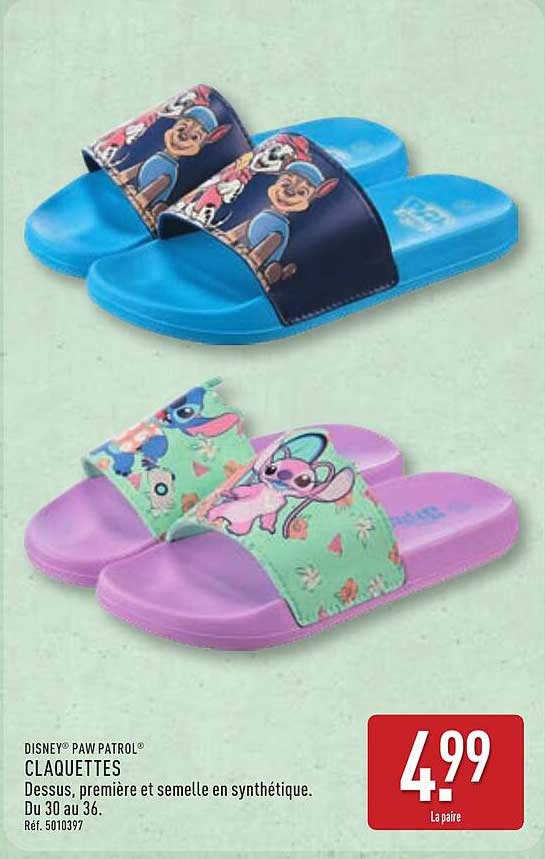 DISNEY® PAW PATROL® CLAQUETTES