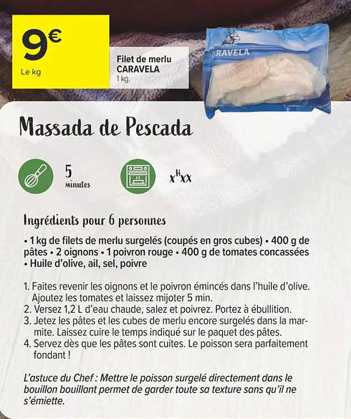 Filet de merlu CARAVELA