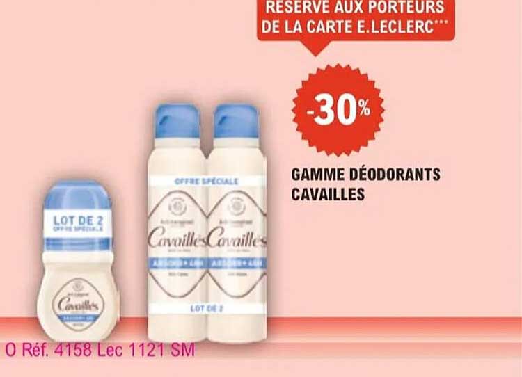 GAMME DÉODORANTS CAVAILLES