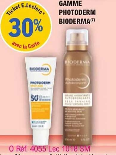 GAMME PHOTODERM BIODERMA