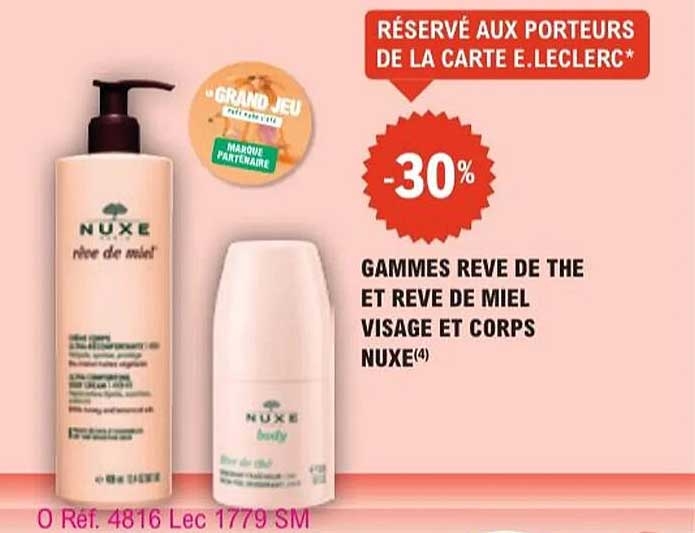 GAMMES REVE DE THE ET REVE DE MIEL VISAGE ET CORPS NUXE(4)