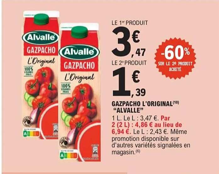 GAZPACHO L'ORIGINAL "ALVALLE"