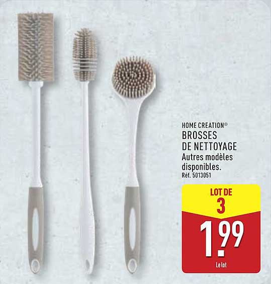 HOME CREATION® BROSSES DE NETTOYAGE Autres modèles disponibles. Réf. 5013051