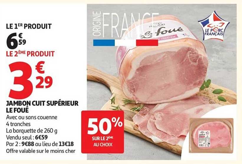 JAMBON CUIT SUPÉRIEUR LE FOUÉ