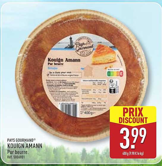 Kouign Amann Pur beurre.
