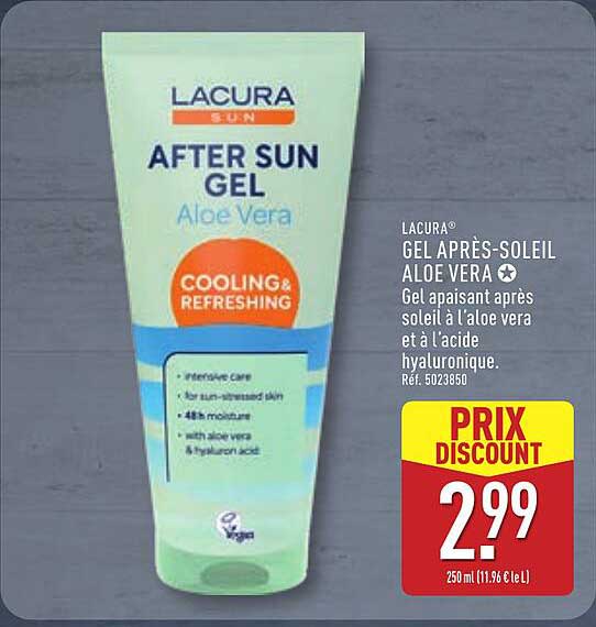 LACURA GEL APRÈS-SOLEIL ALOE VERA