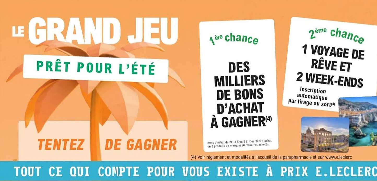 LE GRAND JEU PRÊT POUR L’ÉTÉ