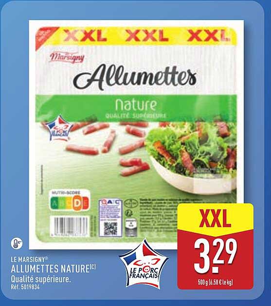 LE MARSIGNY® ALLUMETTES NATURE® Qualité supérieure. Réf. 501934
