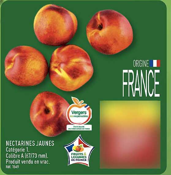 NECTARINES JAUNES