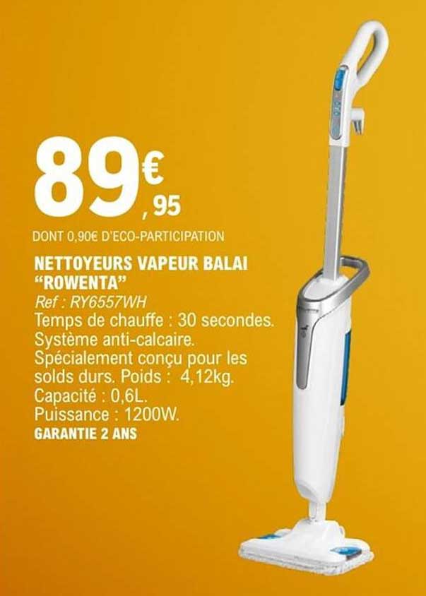 NETTOYEURS VAPEUR BALAI “ROWENTA”