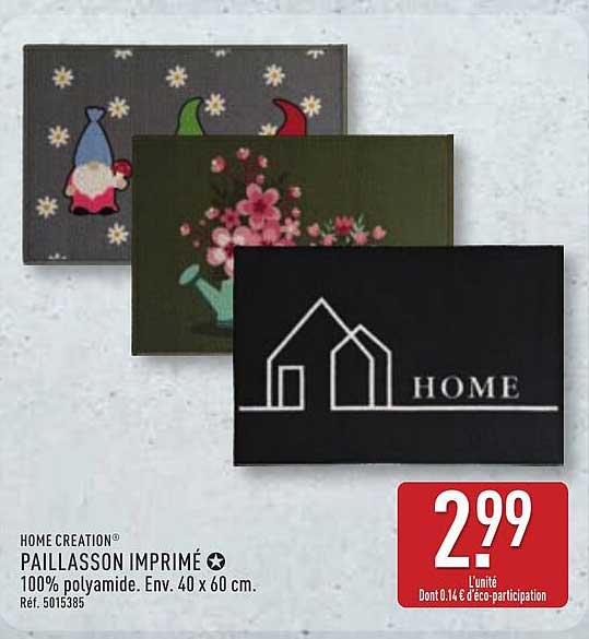 PAILLASSON IMPRIMÉ