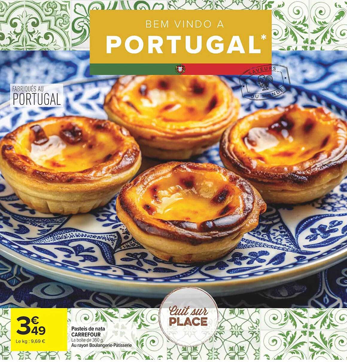 Pasteis de nata CARREFOUR