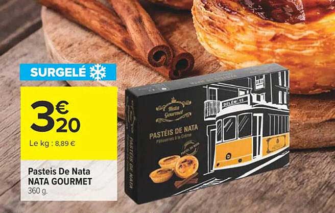 Pasteis De Nata NATA GOURMET 360 g.