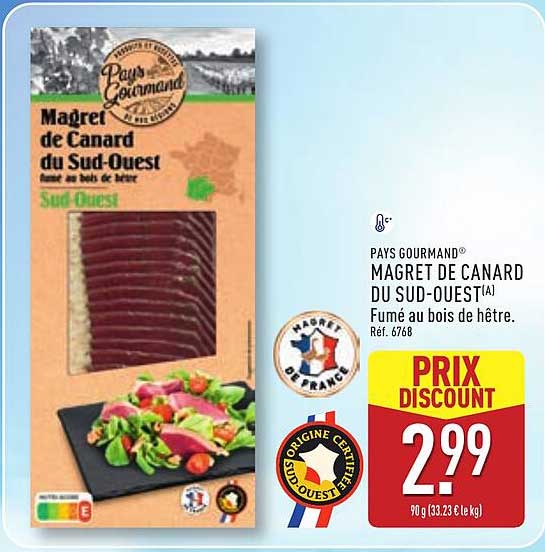 PAYS GOURMAND® MAGRET DE CANARD DU SUD-OUEST (A)