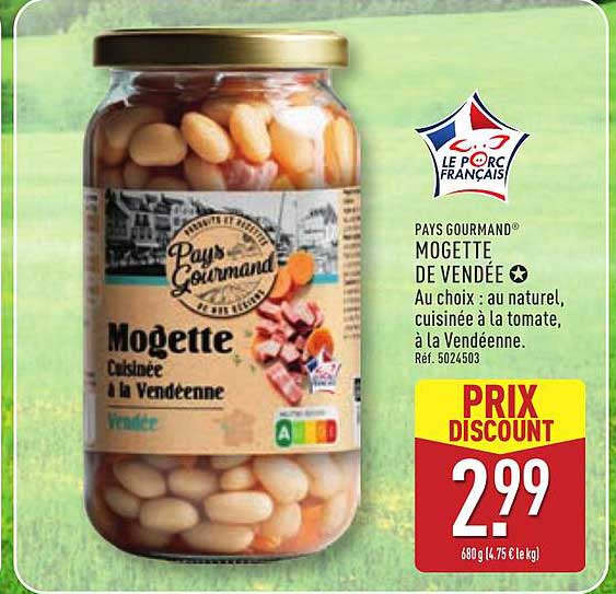 PAYS GOURMAND® MOGETTE DE VENDEE