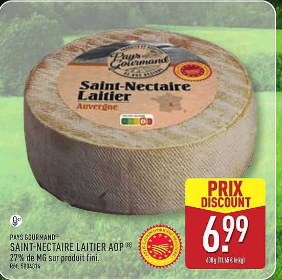 PAYS GOURMAND SAINT-NECTAIRE LAITIER AOP (B)
