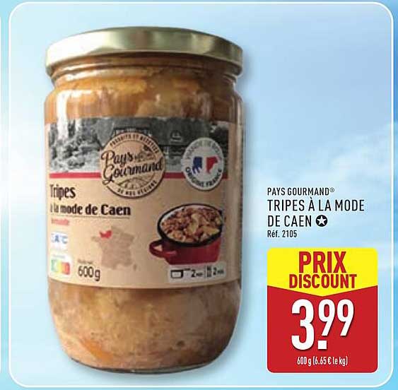 PAYS GOURMAND® TRIPES À LA MODE DE CAEN