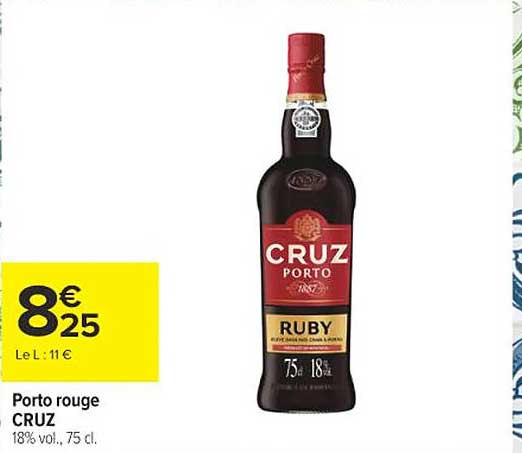 Porto rouge CRUZ