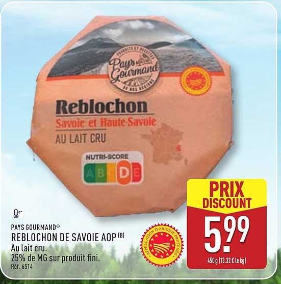 REBLOCHON DE SAVOIE AOP (B)