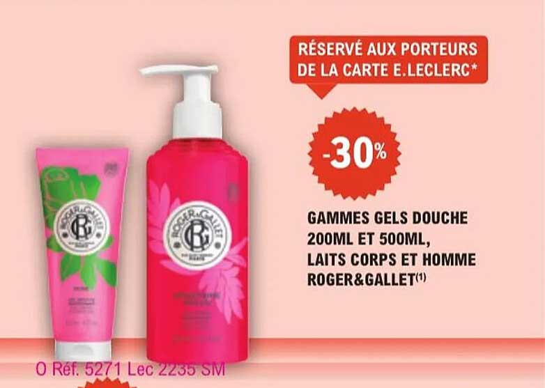 RÉSERVÉ AUX PORTEURS DE LA CARTE E.LECLERC*