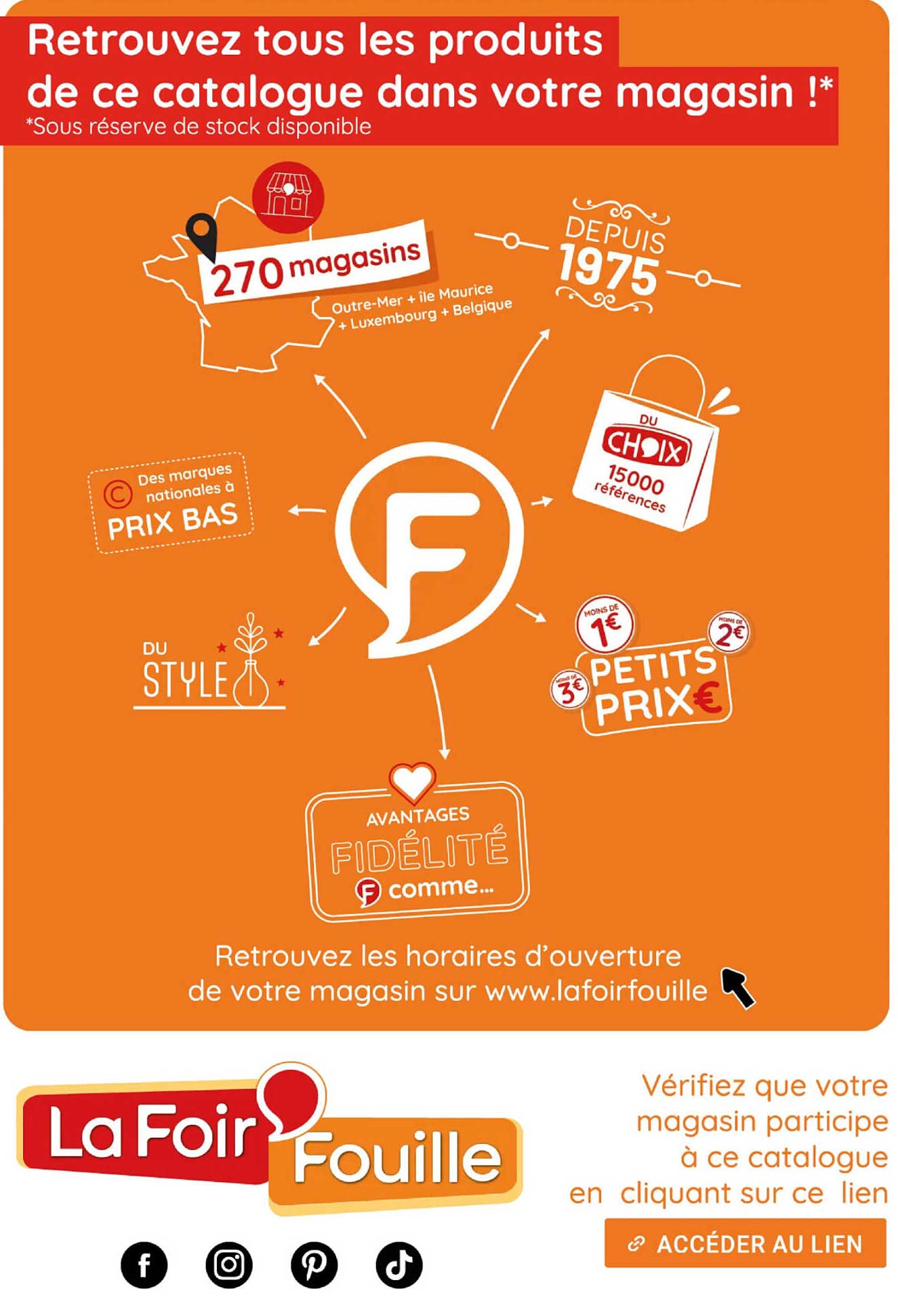 Retrouvez tous les produits de ce catalogue dans votre magasin !*
