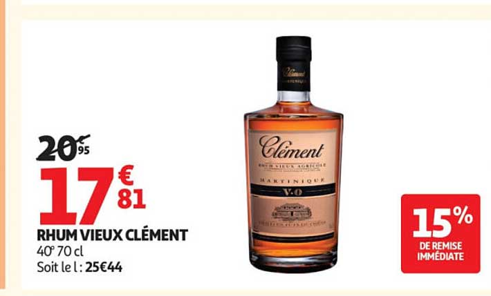 RHUM VIEUX CLÉMENT