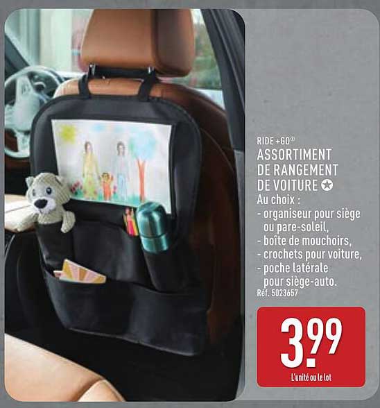 RIDE + GO® ASSORTIMENT DE RANGEMENT DE VOITURE
