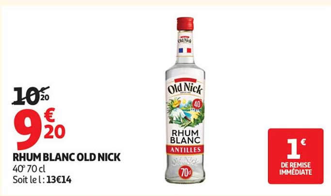 RUM BLANC OLD NICK