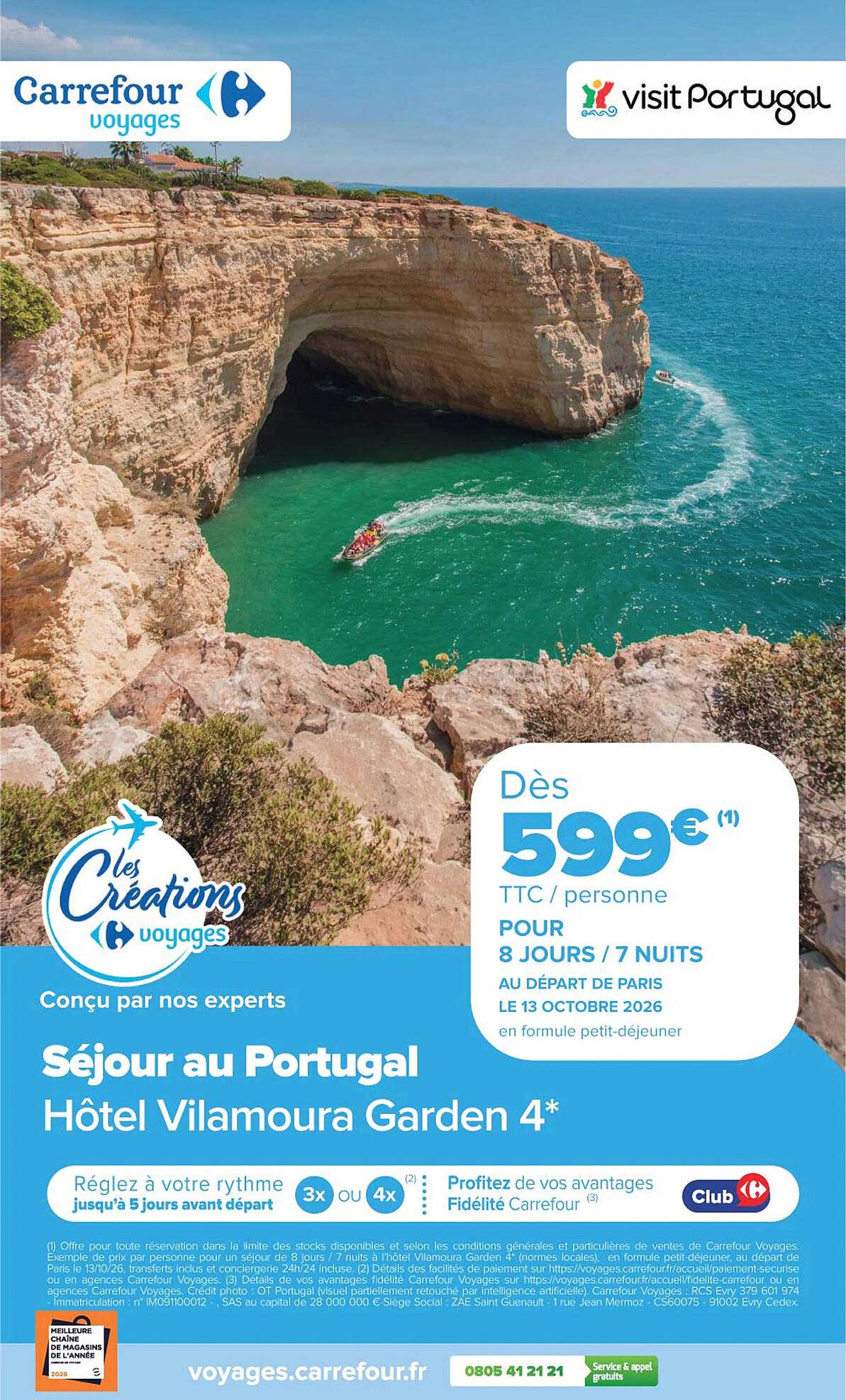 Séjour au Portugal – Hôtel Vilamoura Garden 4*